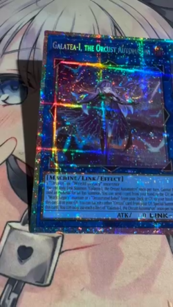 Yugioh Asian English CR09-AE094 Galatea-I, the Orcust Automation Starlight rare - Image 2
