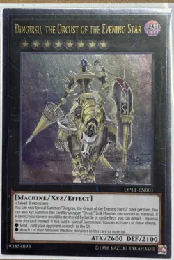 YuGiOh! | Dingirsu, the Orcust of the Evening Star | OP11-EN001 Ultimate Rare NM - Image 1