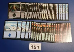 MTG magic the gathering avatar Bundle 50 land cards Joblot Lot 151 - Image 1