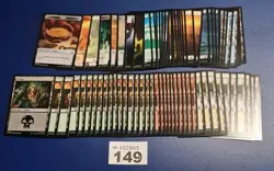 MTG magic the gathering avatar Bundle 75 land cards + token cards Joblot Lot 149 - Image 1
