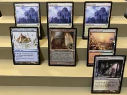 magic the gathering rare / desirable land Bundle - 7 High Value Land Cards - Image 1