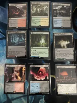Magic The Gathering Rare Duel Land Bundle, Foils, Full Art, Promo 20 Cards List - Image 1