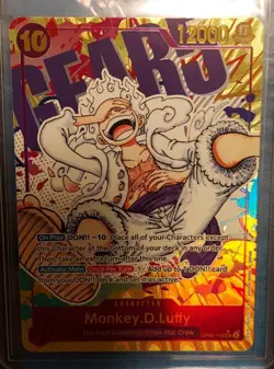One Piece TCG OP05-119 Monkey D. Luffy Gear 5 Parallel SEC Alt Art English NM - Image 1
