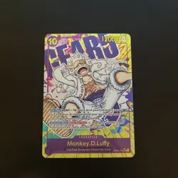One Piece TCG OP05-119 Monkey D. Luffy Gear 5 Parallel SEC Alt Art English NM - Image 2
