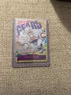 One Piece TCG OP05-119 Monkey D. Luffy Gear 5 Parallel SEC Alt Art English NM - Image 1