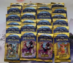 FAST SHIP! Disney Lorcana Into The Inklands 24 Factory Sealed Booster Packs! - Image 1