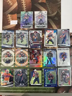 Joe Milton Dallas Cowboys/New England Patriots lot of 17 cards, 16 x Rookie (RC) - Image 1