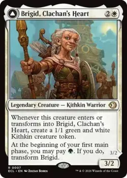 ~ Brigid, Clachan's Heart ~ NM Foil ~ Lorwyn Eclipsed ~ MTG ~ - Image 1