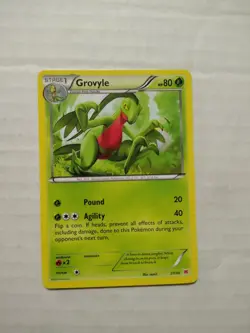 Grovyle 7/160 XY Primal Clash Regular Pokemon Card TCG - Image 1