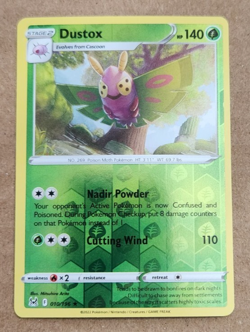 Dustox 010/196 - Lost Origin - Rare Reverse Holo Card - Pokemon - Image 1