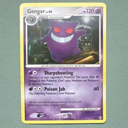 Pokemon Gengar 17/99 Arceus Rare Regular Card 2009 - Illustrator Mitsuhiro Arita - Image 1