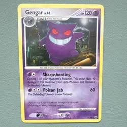 Pokemon Gengar 17/99 Arceus Rare Regular Card 2009 - Illustrator Mitsuhiro Arita - Image 2