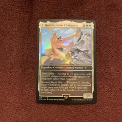 E. Honda Sumo Champion Secret Lair Foil Street Fighter Card NM Unplayed MTG - Image 1
