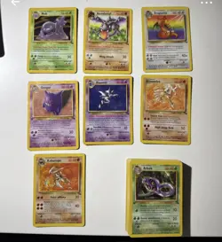Lotto Set fossil Pokemon 38/62 Semi Completo 1 Edizione 1 Edition Card Carte - Image 1