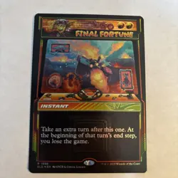 Final Fortune (Rainbow Foil) Secret Lair Drop Foil 1956 - Image 1