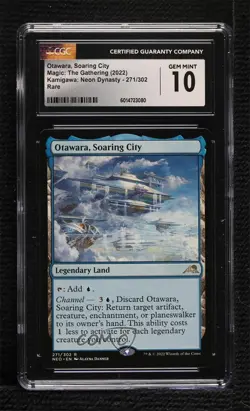 Otawara Soaring City Magic: Kamigawa: Neon Dynasty NEO CGC 10 Gem Mint - Image 1