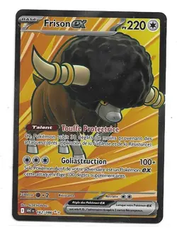 CARTE POKEMON FRISON EX 220 PV 162/086 ECARLATE ET VIOLET FLAMME BLANCHE NEUVE - Image 1