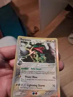 Carte Pokemon•Pokemon card Rayquaza HOLO RARE 13/113 Delta Species 2005 Vintage - Image 4
