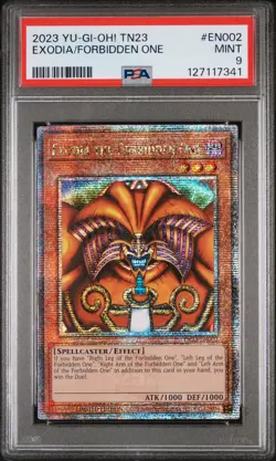 2023 YU-GI-OH! TN23-25TH ANV TIN: DUELING HEROES EXODIA THE FORBIDDEN ONE PSA 9 - Image 1