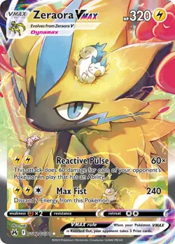 Zeraora VMAX - GG42/GG70 - Crown Zenith - NM - Pokemon - Read Desc. - Image 1