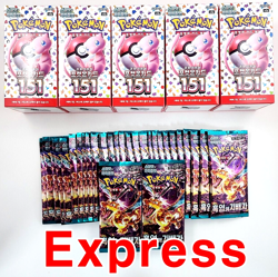 151 Booster 5 Boxes + Obsidian Flames 30 Packs Pokemon TCG Cards Sealed Korean - Image 1