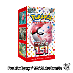 KOR Pokemon TCG Booster Box Pokemon Card 151 (KOR) - Factory Sealed (20 Packs) - Image 1