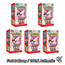 5 Boxes KOR Pokemon TCG 5x Booster Box Set Pokemon Card 151 (KOR) - SEALED - Image 1