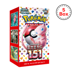 5 Boxes KOR Pokemon TCG 5x Booster Box Set Pokemon Card 151 (KOR) - SEALED - Image 2