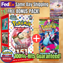 Pokemon Card 151 Korean Booster Box TCG - Scarlet & Violet SV2a Sealed - Image 1