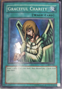 Yugioh SDP-040 Graceful Charity Card Game TCG CCG - Image 1