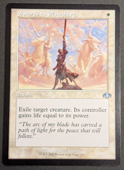 MTG Card - 1x Swords to Plowshares - Dominaria Remastered - NM - Retro Magic 275 - Image 1
