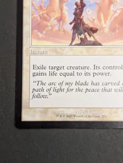 MTG Card - 1x Swords to Plowshares - Dominaria Remastered - NM - Retro Magic 275 - Image 3