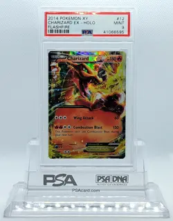 POKEMON FLASHFIRE CHARIZARD #12 HOLO FOIL CARD PSA 9 MINT #41066595 - Image 1