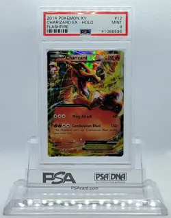 POKEMON FLASHFIRE CHARIZARD #12 HOLO FOIL CARD PSA 9 MINT #41066595 - Image 2