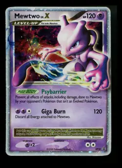 Mewtwo LV.X DP28 Black Star Promo 2008 Holo Rare Pokemon Card TCG - Image 1