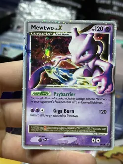Mewtwo LV.X DP28 Black Star Promo 2008 Holo Rare Pokemon Card TCG - Image 3