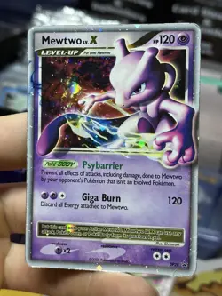 Mewtwo LV.X DP28 Black Star Promo 2008 Holo Rare Pokemon Card TCG - Image 4