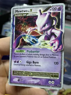 Mewtwo LV.X DP28 Black Star Promo 2008 Holo Rare Pokemon Card TCG - Image 5