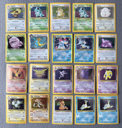 VINTAGE Pokemon 20 Card Holo Lot - Fossil, Jungle, Rocket, Base & Neo Gen- LP/MP - Image 1