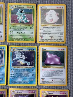 VINTAGE Pokemon 20 Card Holo Lot - Fossil, Jungle, Rocket, Base & Neo Gen- LP/MP - Image 4