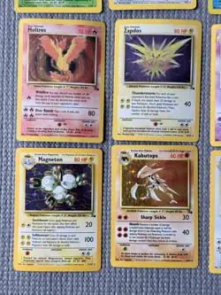 VINTAGE Pokemon 20 Card Holo Lot - Fossil, Jungle, Rocket, Base & Neo Gen- LP/MP - Image 5