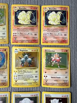 VINTAGE Pokemon Lot - 17 Cards - Base Set Unlimited Holo Rares WOTC - LP/MP - Image 4