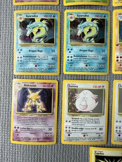 VINTAGE Pokemon Lot - 17 Cards - Base Set Unlimited Holo Rares WOTC - LP/MP - Image 5