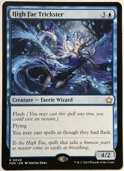 MTG High Fae Trickster-Foundations NM-M - Image 1