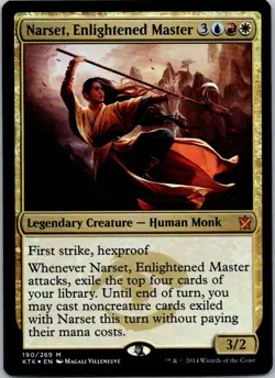 Narset, Enlightened Master M Khans of Tarkir 190 NM Foil - Image 1