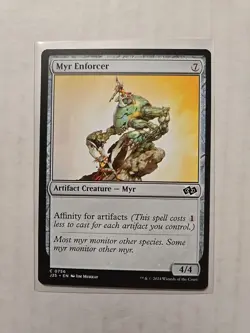 Myr Enforcer - Foundations Jumpstart - LP - Common - Artifact Creature - Image 1