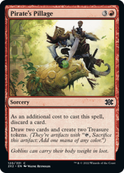 4 x Pirate's Pillage - Foil - Double Masters 2022 - NM-Mint - MTG - Image 1