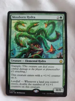 Magic: The Gathering - Mtg - Mossborn Hydra - Foundations RARE - N.Mint - Image 1