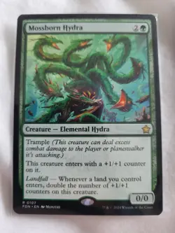Magic: The Gathering - Mtg - Mossborn Hydra - Foundations RARE - N.Mint - Image 3