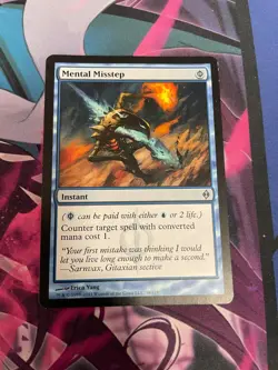 MTG - MENTAL MISSTEP - UNCOMMON - NEW PHYREXIA - MP - Image 1